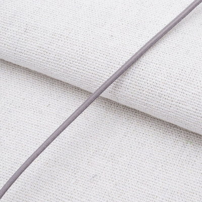 Резинка шляпная (шнур эластичный) ⌀2.0 мм / 30 метров, св.серый