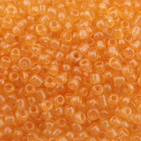 Бисер Astra&Craft 11/0 (2.1 мм), 200 г (10х20 г), цв. M902 св. золотой/прозрачный, матовый