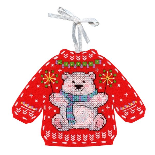 Набор для вышивания нитками МП Студия (Жар-птица), Любимый свитер, 10х13 см