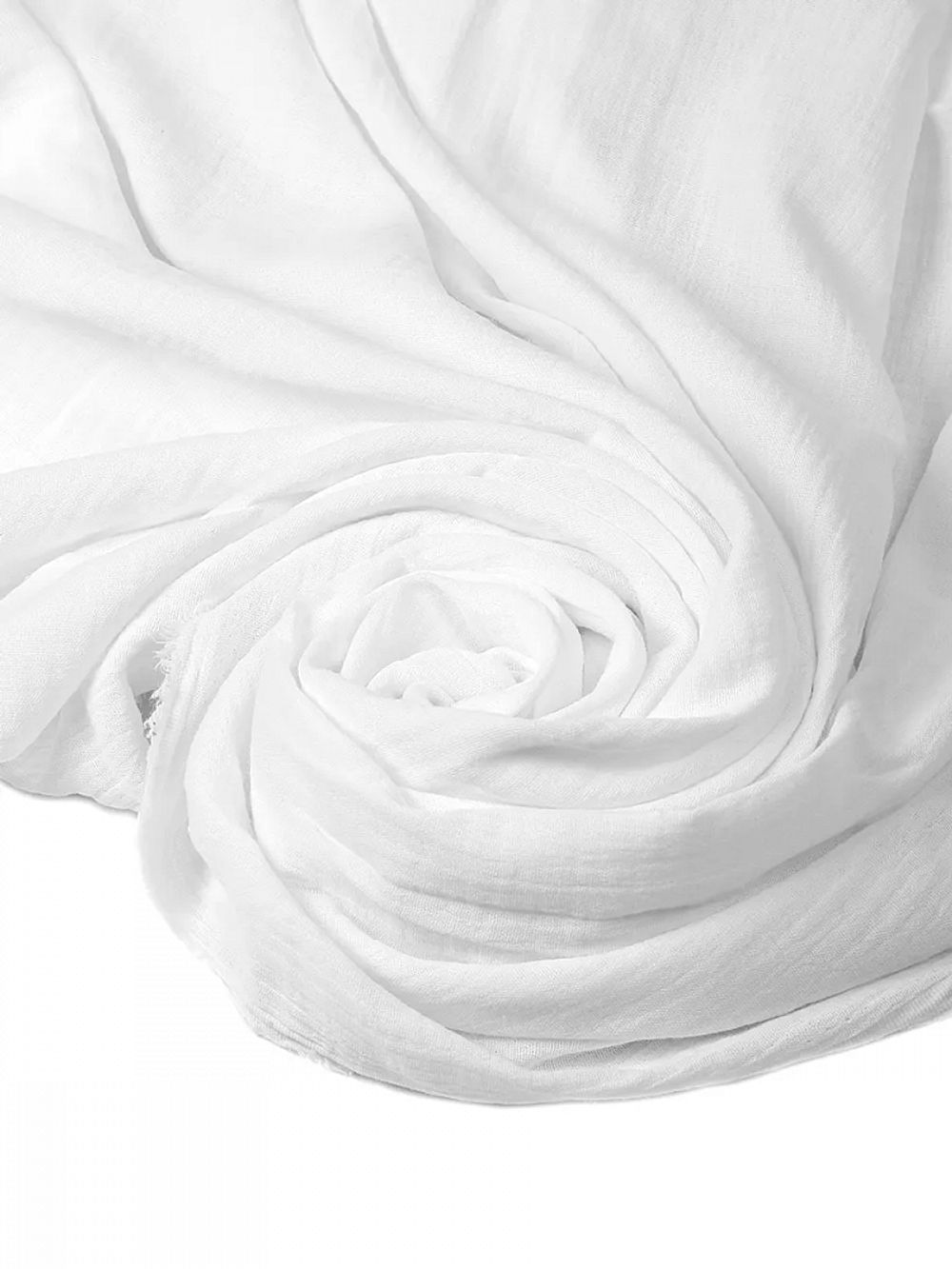 Муслин 125 г/м², 130 см / 25 метров, TBY.Mus.24723.02, цв.02 белый