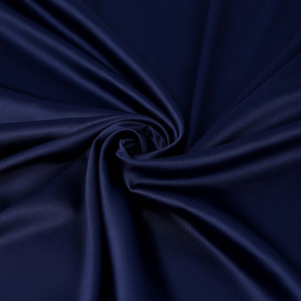 Атлас стрейч для нижнего белья 107 г/м², 125 см / 1 метр, 0180 цв.061(05) темно-синий
