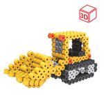 Термомозаика, №11 Бульдозер 3D, Hobbius TLS-02