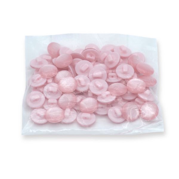 Пуговицы на ножке 22L (14мм), пластик (col.16 розовый), 72 шт, CR P-45