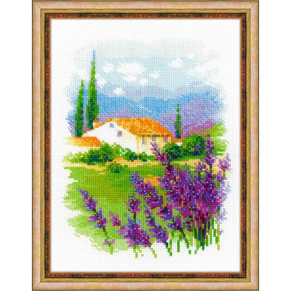 Набор для вышивания нитками Риолис, Ферма в Провансе 18х24см