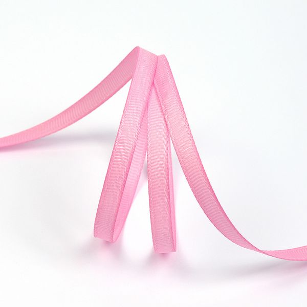 Лента репсовая (в рубчик) 6.0 мм, 148 (034) холод.розовый, уп. 27,4м