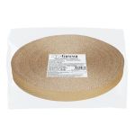 Тесьма (лента) киперная п/э с люрексом 20 мм / 50 метров, бежевый-золотистый/beige-golden, Gamma TPTL-20