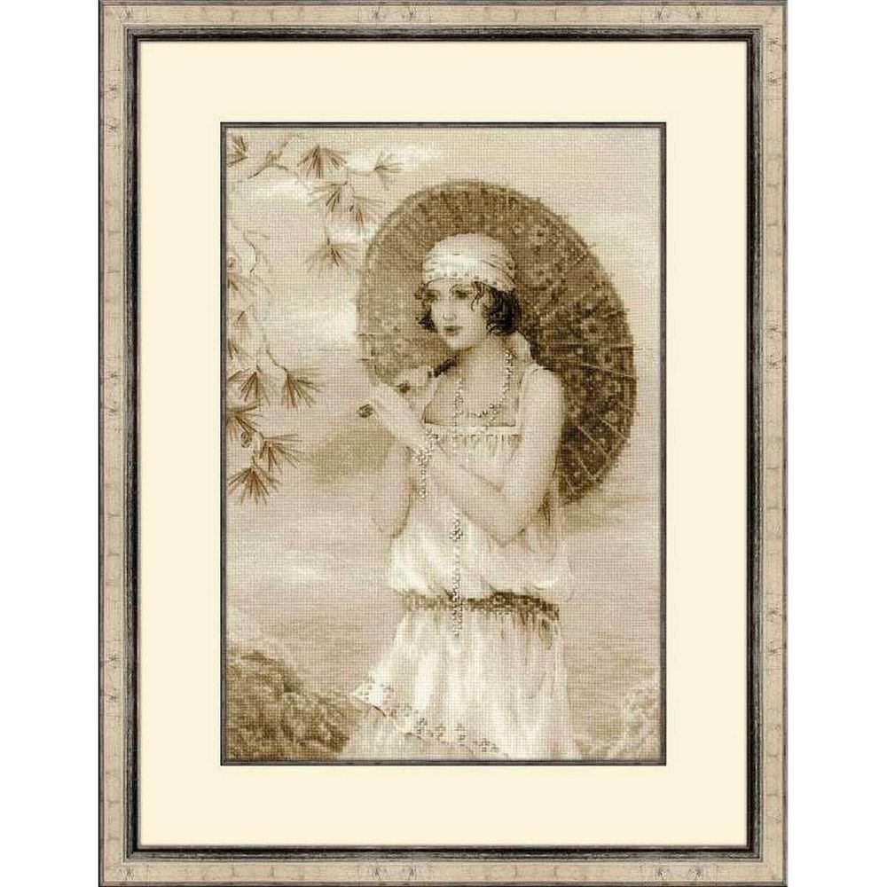 Набор для вышивания нитками Риолис, Старая фотография. Ривьера, 26х38 см