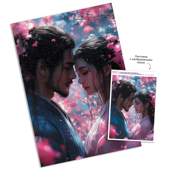 Пазл 1000 элементов, PZL-1000/74 В объятиях цветущей весны, Фрея