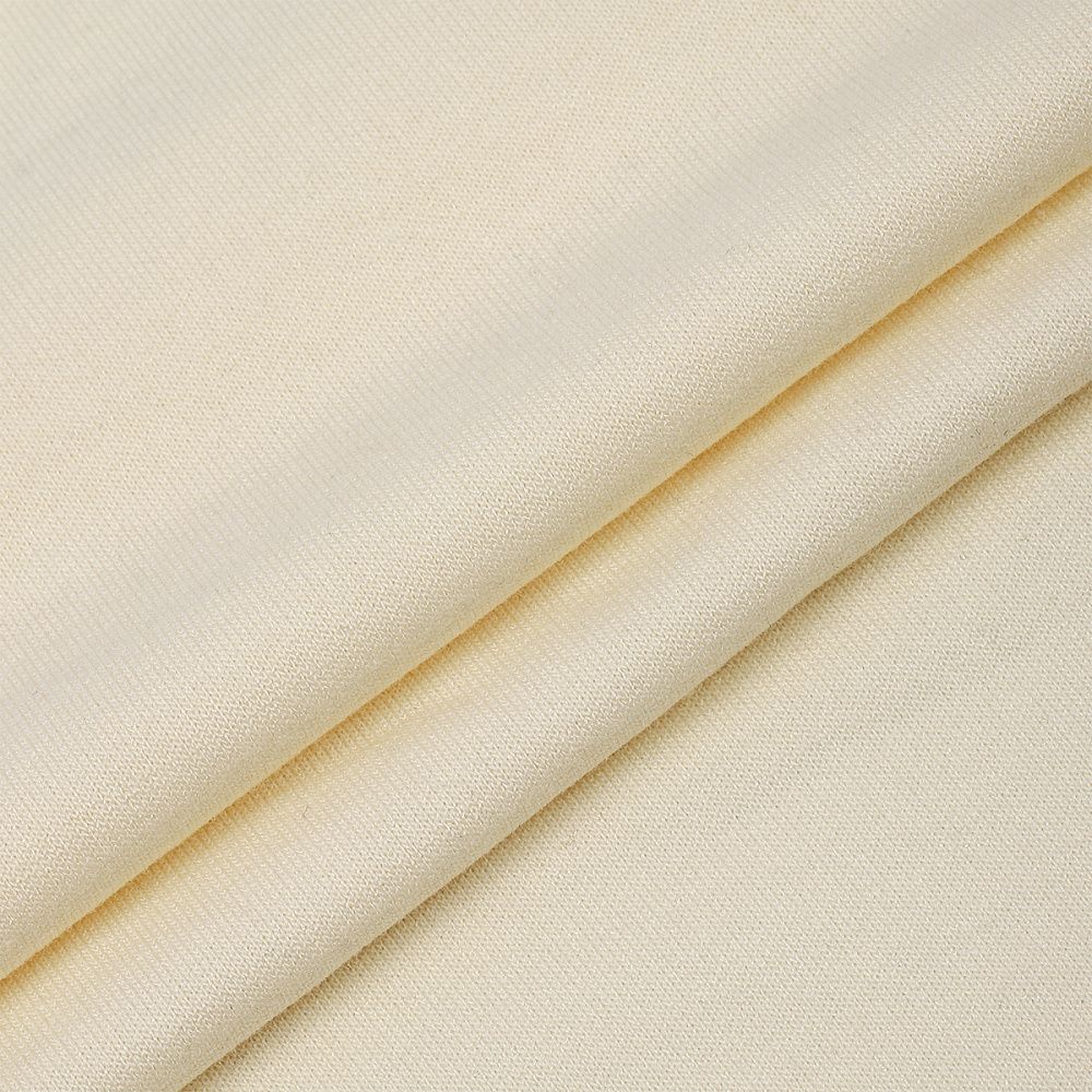 Футер 2-нитка петля поливискоза стрейч 220 г/м², 160 см / 3 метра, ФУТ2Х.TBY.ПЭ-ВИС.S801.3, цв.S801 молочный