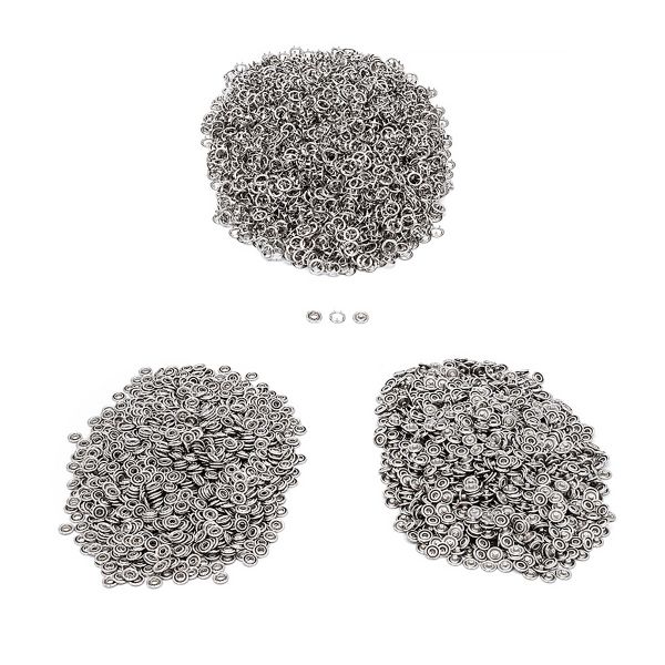 Кнопка рубашечная (джерси) открытая ⌀9.5 мм, ≈1440 шт, МЕТАЛЛ, никель, NEW STAR