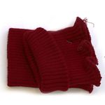 Манжеты трикотажные 7.0х9.5 см, 1 пара, в-68 вишнёвый