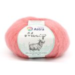 Пряжа Astra Premium (Астра Премиум) Мохер / уп.4 мот. по 25 г, 190 м, 32 розовый