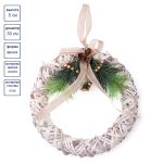 Венок из лозы ⌀30 см, толщ. 5 см, 01, Blumentag MRB-74