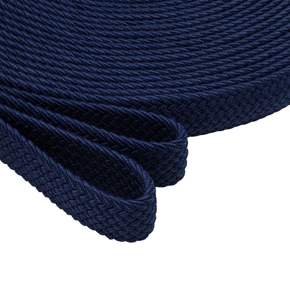 Стропа (ременная лента) 34 мм / 22.86 метра, [49.32 г/пог.м], плетеная эластичная, 03 т.синий, 3Al296