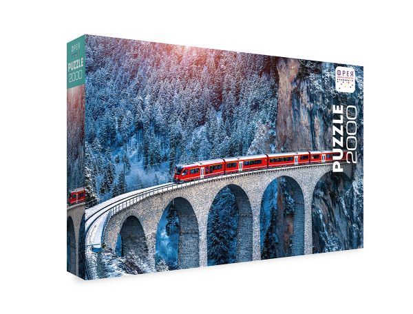 Пазл 2000 элементов, Мост в снежном царстве, PZL-2000/28, Фрея