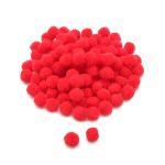 Помпоны декоративные ⌀10мм, 100 шт/упак, Astra&Craft (PA-007 красный)