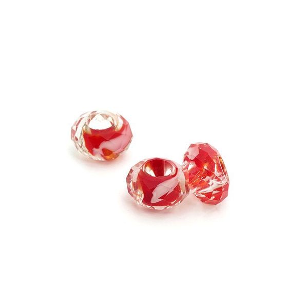 Бусины стекло 8х13.5 мм, №6 in ⌀6 мм, 10 шт, Tesoro