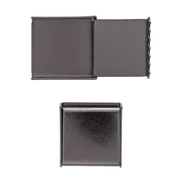 Наконечник-зажим для стропы 14 мм, 50 шт, никель, UNK02