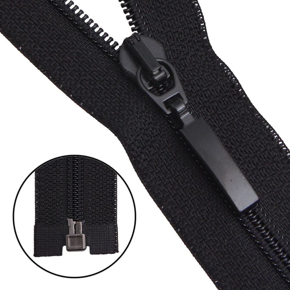 Молния спираль (витая) Arta Т5 (5 мм) 1 зам., разъем., 50 см, цв. 580 черный, уп.5 шт