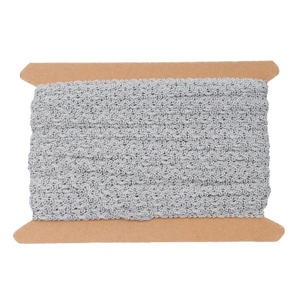 Тесьма 10мм / 50м (06 серебро), 23-2505