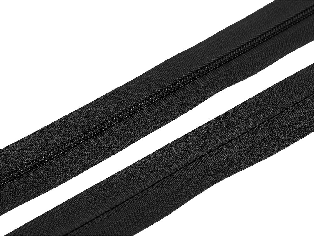 Молния рулонная витая (спираль) Т3 (3 мм) УСИЛЕННАЯ, НА БОБИНЕ, S-580 черный (цв.SBS) / кор. 1200 метров