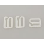 Крючки для бюстгальтера металл 10.0 мм, 004 приглушенный белый, Arta, 50 шт