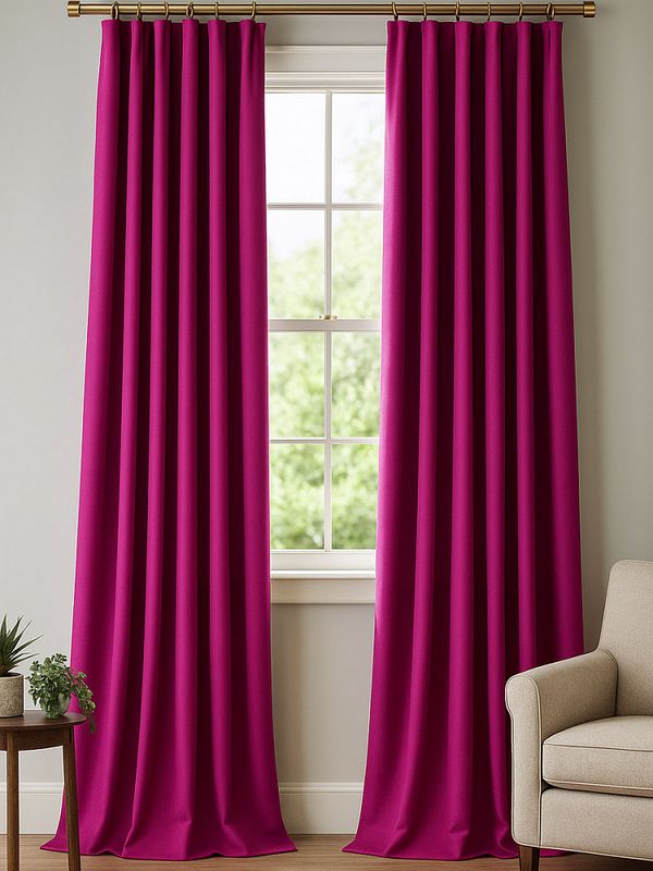 Габардин 150 г/м², 150 см / 3 метра, TBY.150233С.3, цв.233С фуксия