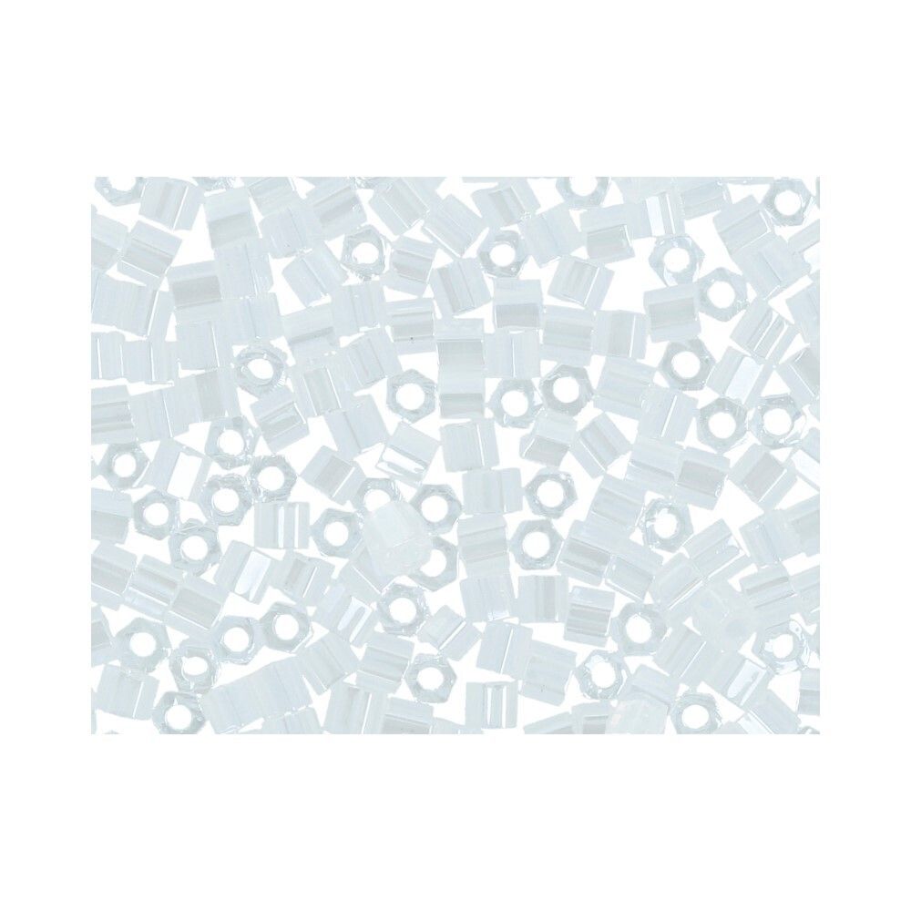 Бисер Toho 11/0 Hexagon 3 (2.2 мм), 500 г, 0141 белый/перл