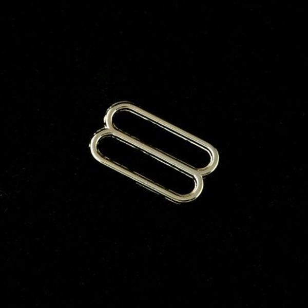 Рамки-регуляторы для бюстгальтера металл 15.0 мм, 50 шт, золото, BIG 01-3146/15