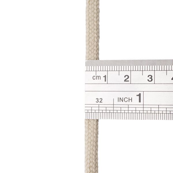 Шнур обувной плетеный ⌀6.0 мм / 100 метров, (диаметр ±1 мм), 071 льняной, С34