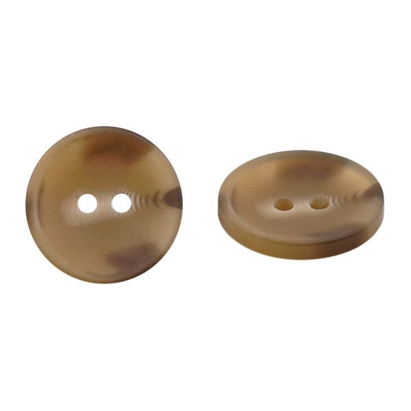 Пуговица 2 прокола 24L=15 мм, Coffee, Кофейный, NE145, 36 шт