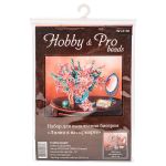 Набор для вышивания бисером Hobby&Pro, Лилии в натюрморте, 28х35 см