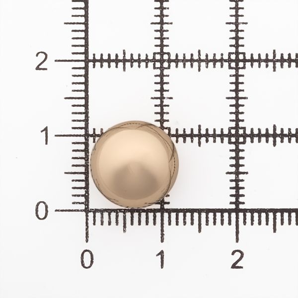 Пуговицы на ножке Полусфера 18L (11мм), металл (G (золото)), MEs-2014, 36 шт