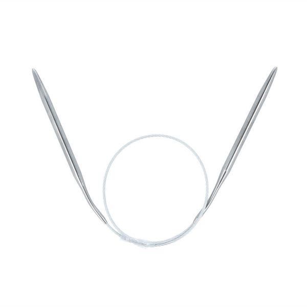 Спицы круговые металл ⌀5,0 мм, 40 см, с металлической леской, Gamma MKS