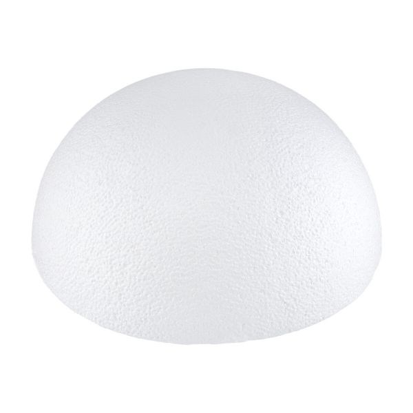 Заготовка из пенопласта Полусфера ⌀24 см, 5 см, 1 шт, Love2art DPZ-119