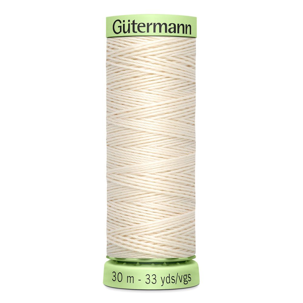 Нитки отделочные Gutermann Top Stitch, 30м, 802 молочно-бежевый, 5 катушек