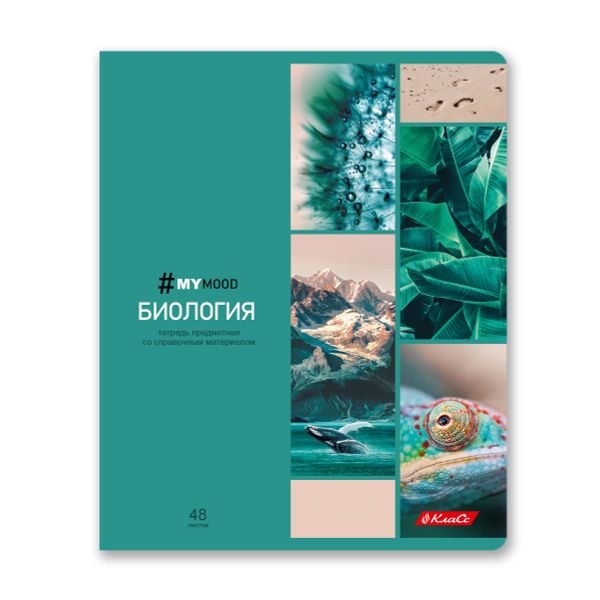 Тетрадь со справочным материалом Доска желаний, A5+ 48 л. на скобе 60 г/м², белизна 90%, 10 шт, клетка, 000512 Биология, Светоч 48ТПСКд5_0_2_1