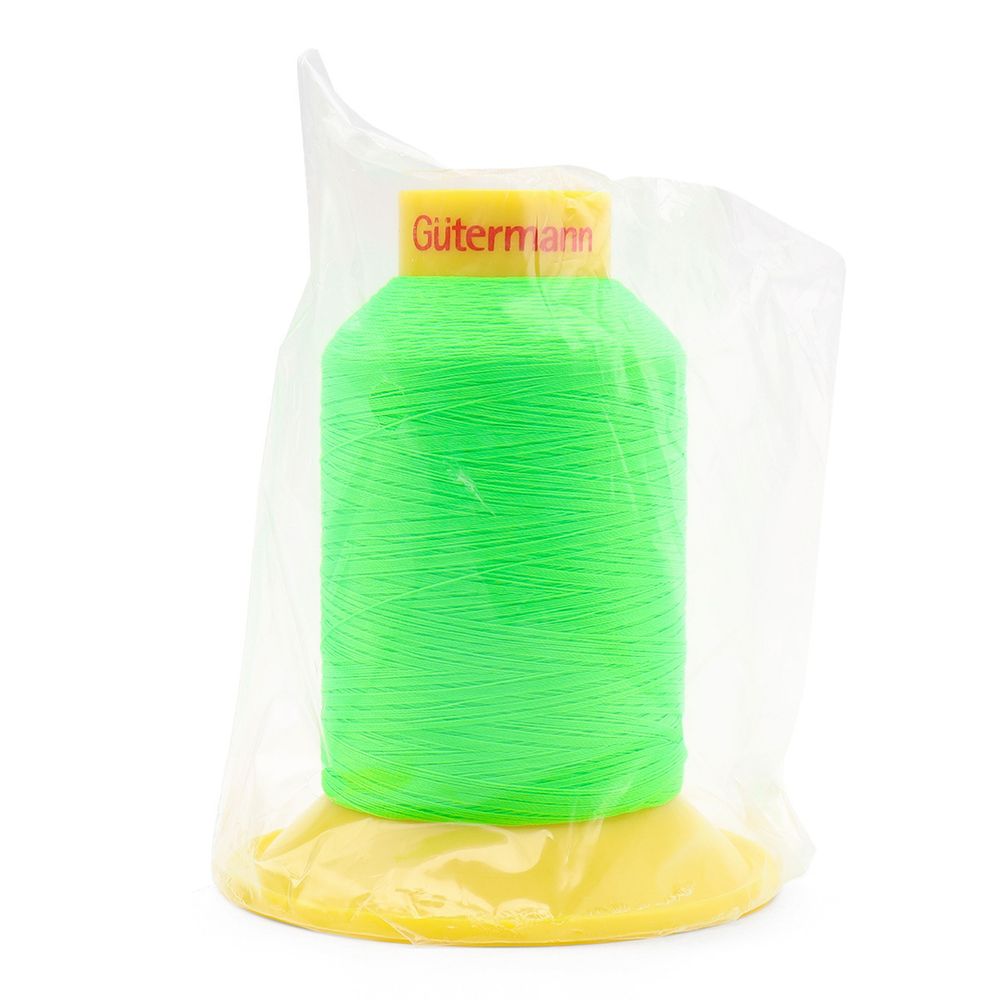 Нитка эластичная Gutermann Maraflex 120, 1500 м, 716936, 3853 неоновый салатовый, 1 катушка