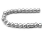 Бусины пластик (жемчуг) ⌀4 мм, 25 г, Astra&Craft, 031 NL серый