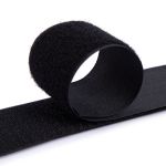 Лента контактная липучка (велкро) пришивная 50 мм / 25 метров, белый, Gamma LG-50NEK, ПЕТЛЯ, качество "B"