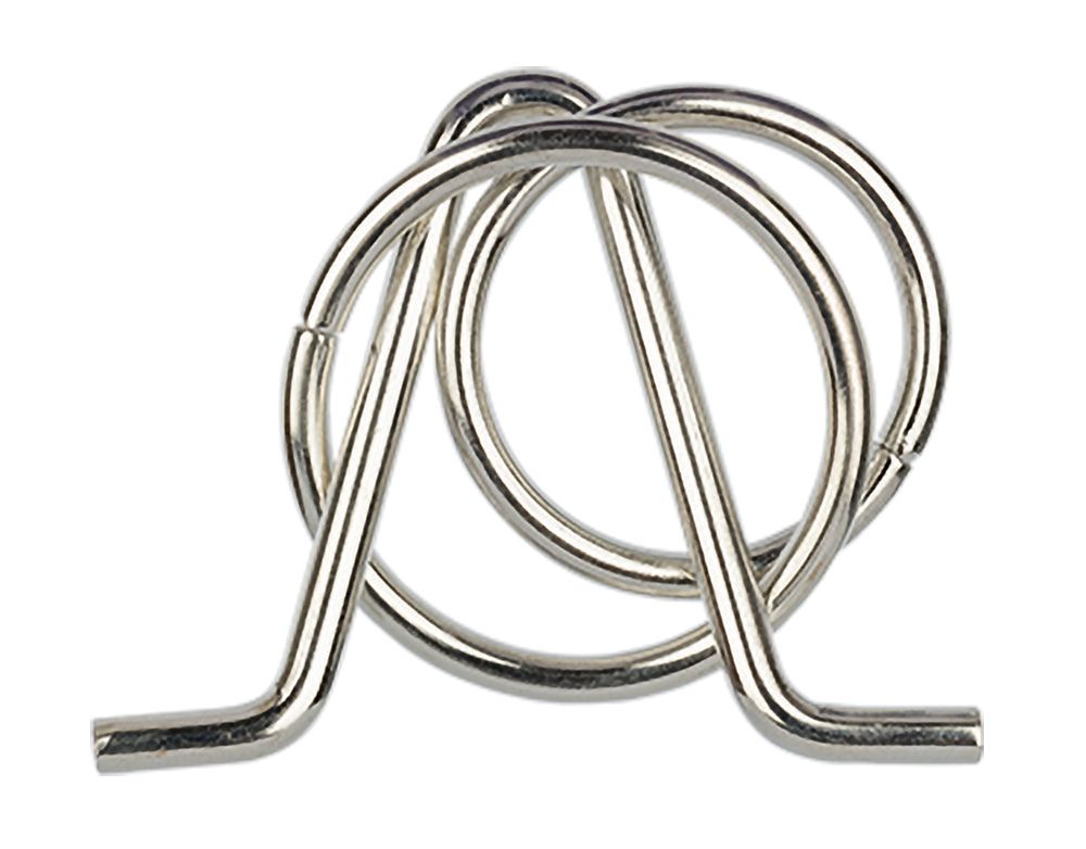 Головоломка металлическая, 1 шт, Кольца 3 элемента, Delfbrick DLM-10