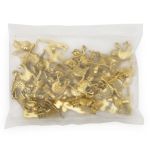 Украшения декоративные пуговицы Кот, 21 мм (AG), 72 шт