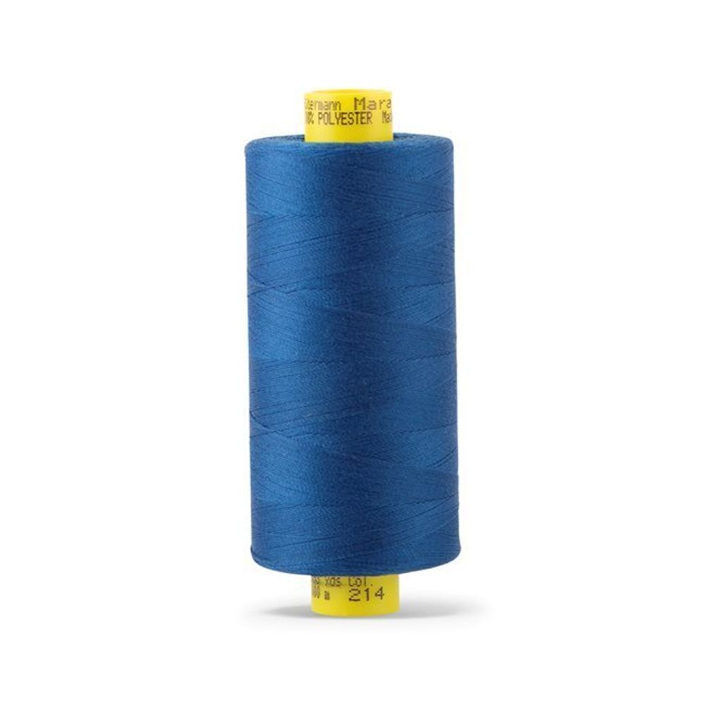 Нитка универсальная Gutermann Mara 120/2, 1000 м, 700207, 214 т.лазурный, 1 катушка
