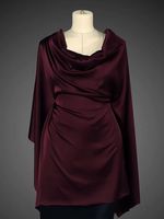 Шелк Армани 90 г/м², 150 см / 25 метров, TBYArm-117, цв.117 бордо (сливовое вино)