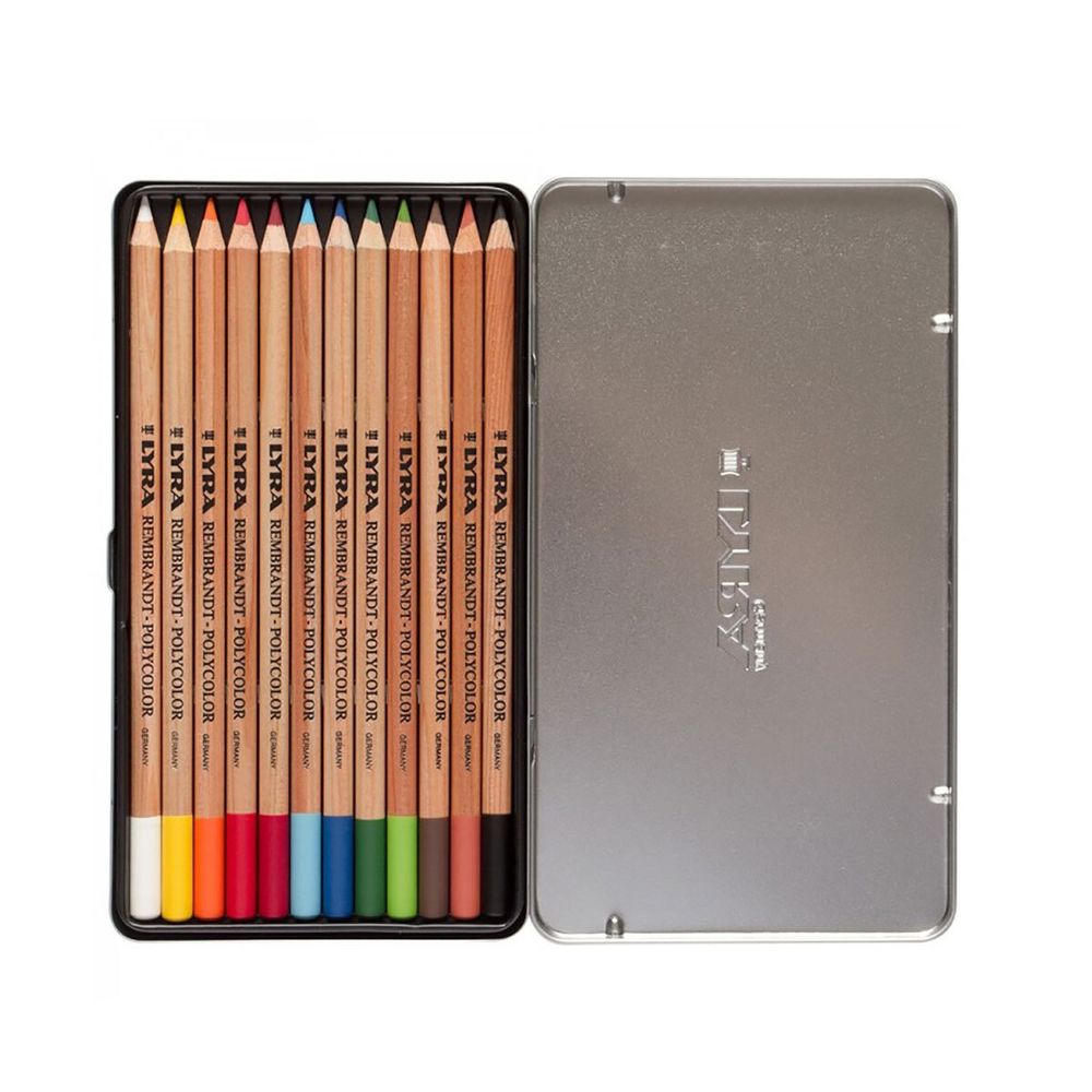 Набор цветных карандашей Rembrandt Polycolor заточенные 12 цв, Lyra L2001120