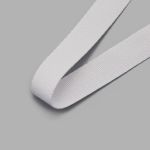 Тесьма (лента) киперная п/э+виск. 22 мм / 50 метров, 07-1019 (01 белый)