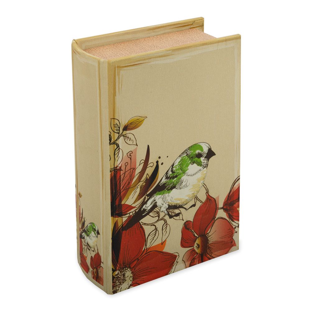 Шкатулка-книга 17х11х5 см, 105 Птичка в цветах, Gamma BBK-01