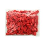 Наконечник для шнура пластик 13х9 мм, ПП ярко-красный, 100 шт