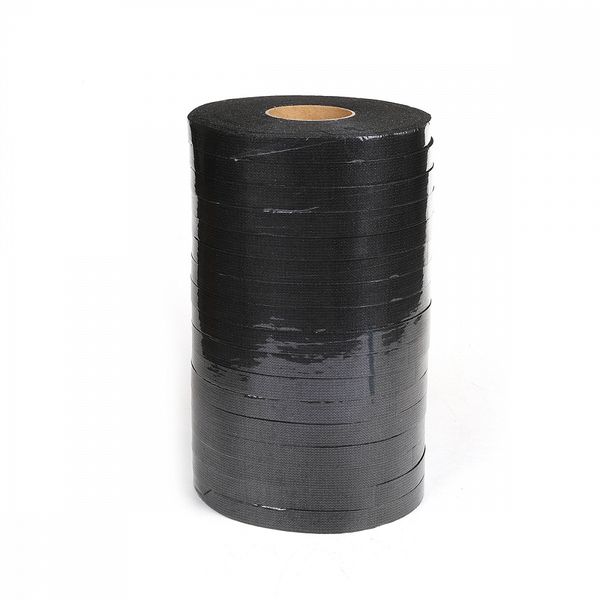 Лента клеевая нитепрошивная по долевой 15 мм, черный 4715B, 17 рул. по 100 м, Ideal