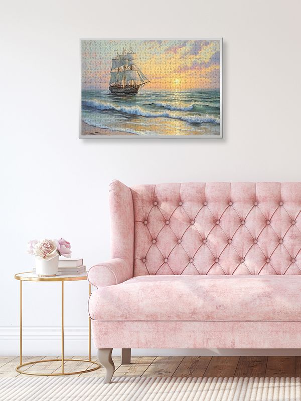 Пазл. Премиальная коллекция 1500 элементов, TOP-PZL-1500/02 Под парусами, Фрея